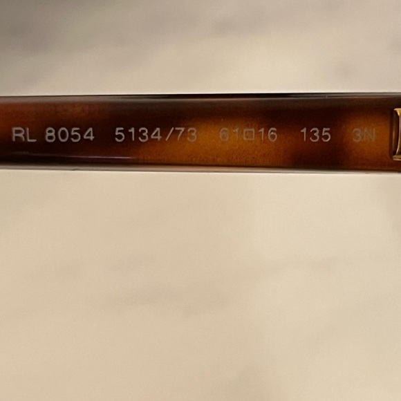 Ralph Lauren Sunglasses Model RL 8054 Brown Made in Italy - Picture 9 of 11